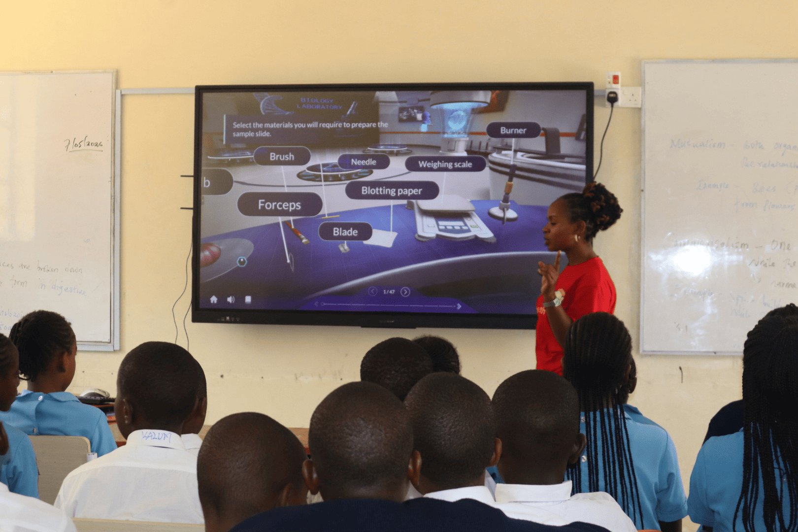 Teacher STEM training session